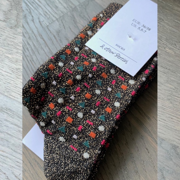 & Other Stories | Glitter & Colorful Dots Socks - Picture 5 of 7